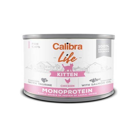 Calibra KONZERVA cat Life Kitten chicken 6 x 200 g
